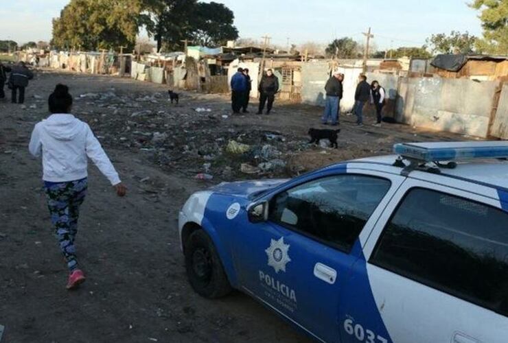 La zona donde fue encontrado el cuerpo del joven. Foto: Alan Monzón