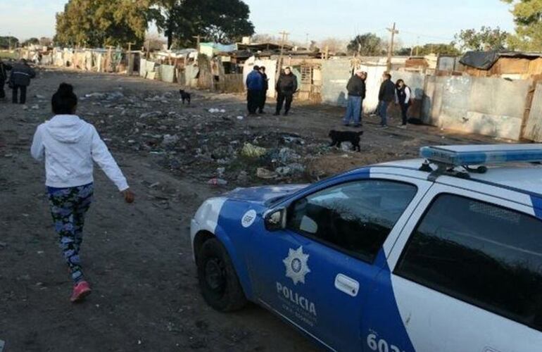 La zona donde fue encontrado el cuerpo del joven. Foto: Alan Monzón