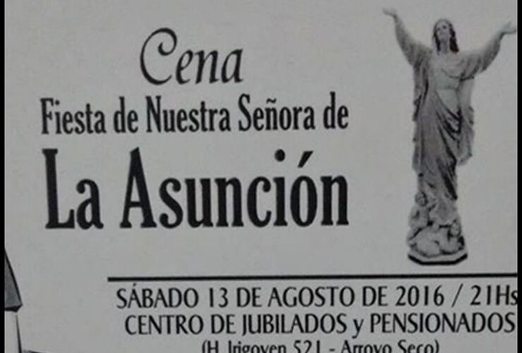 Imagen de Cena  Fiesta de Nuestra Señora de la Asunción