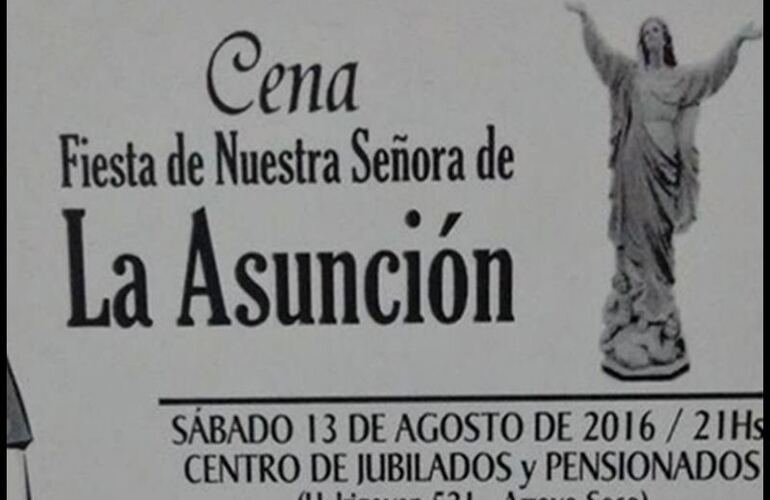 Imagen de Cena � Fiesta de �Nuestra Se&ntilde;ora de la Asunci&oacute;n�