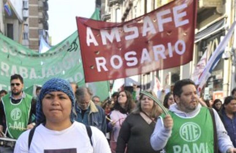 Imagen de Amsaf&eacute; define el martes un plan de lucha por la reapertura de la paritaria docente