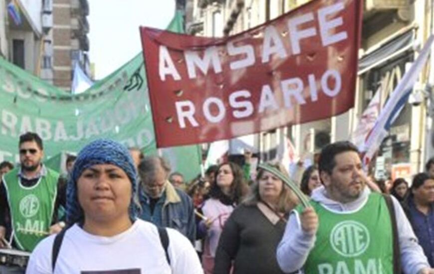 Imagen de Amsafé define el martes un plan de lucha por la reapertura de la paritaria docente