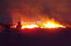 Conocen el lugar. Bomberos ya trabajó en varias ocasiones en este mismo lugar y por incendios similares.