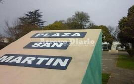Plaza San Mart&iacute;n. El lugar elegido, como cada a&ntilde;o, para el acto del 17 de agosto.