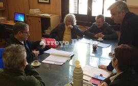 En el despacho de Esper. Este fue el espacio elegido para la reuni&oacute;n de este mi&eacute;rcoles.