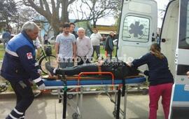 Imagen de Sobre el Bv. Maiorano: Una persona herida tras el vuelco de un auto