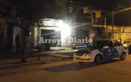 Casa interna. La vivienda invadida por los delincuentes prácticamente no se percibe desde la calle.