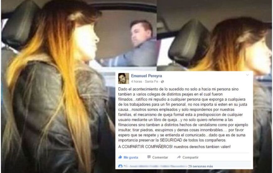 Fotos: captura de pantalla video / captura de pantalla publicación en Facebook
