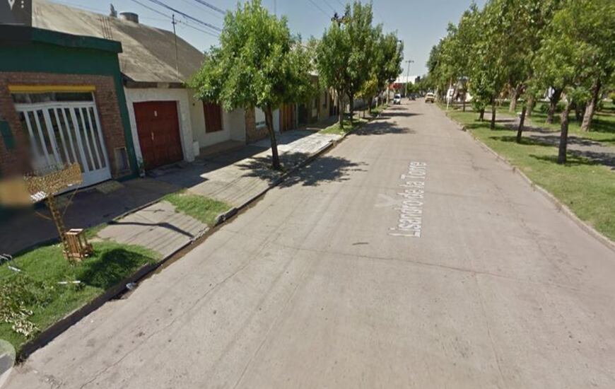 Lisandro de la Torre y G&aacute;lvez. La zona donde sucedi&oacute; el hecho anoche en Arroyo Seco. Foto: Google Maps