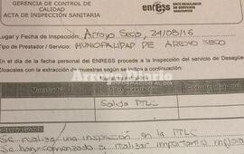 Buen resultado. El informe que emiti&oacute; el ENRESS esta semana.
