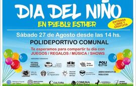 Imagen de Festejos por el D&iacute;a Del Ni&ntilde;o en Pueblo Esther
