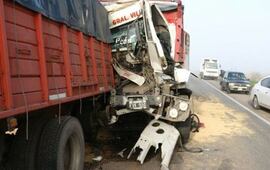 Accidente fatal en la A012, kilómetro 54. Foto: Alan Monzón/Rosario3.com