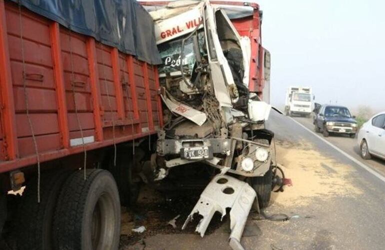 Accidente fatal en la A012, kil&oacute;metro 54. Foto: Alan Monz&oacute;n/Rosario3.com