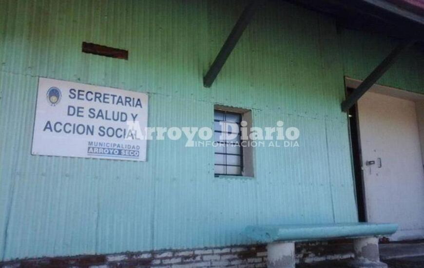 Galpones. Las oficinas de Acción Social funcionan en el cruce de las vías del ferrocarril y calle 9 de Julio