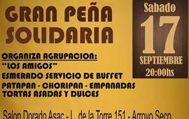 Imagen de Gran Pe&ntilde;a Solidaria a beneficio de Enzo Fern&aacute;ndez
