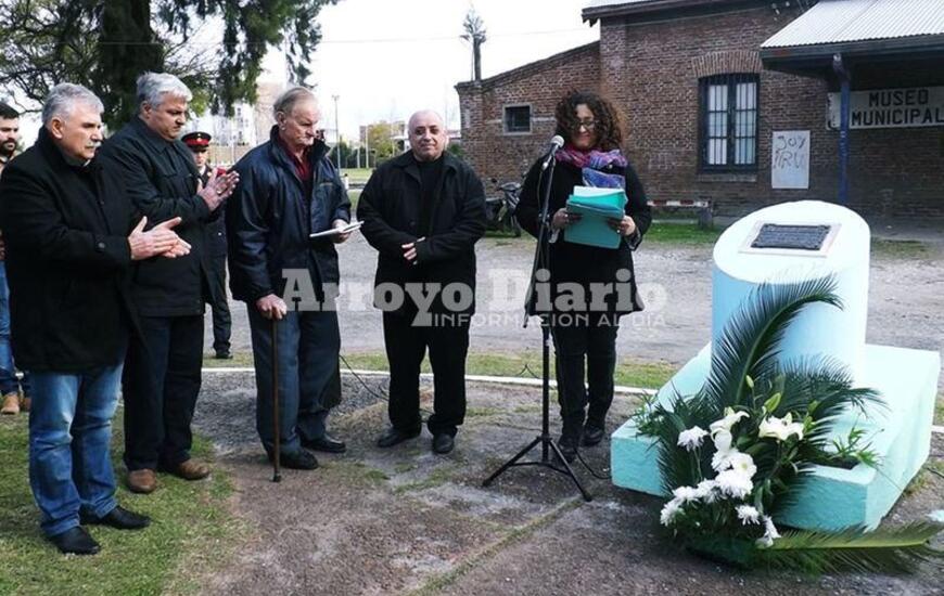 En la Plazoleta. En este lugar, como es costumbre todos los a&ntilde;os, se realiz&oacute; el acto.