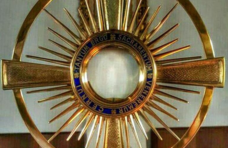 La manifestaci&oacute;n de la Virgen de Guadalupe en Santa Fe.