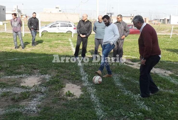 Esta mañana. Esper en el puntapié inicial que le dio inicio al campeonato