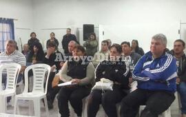 En el SUM. Este fue el lugar elegido para el despliegue del operativo.