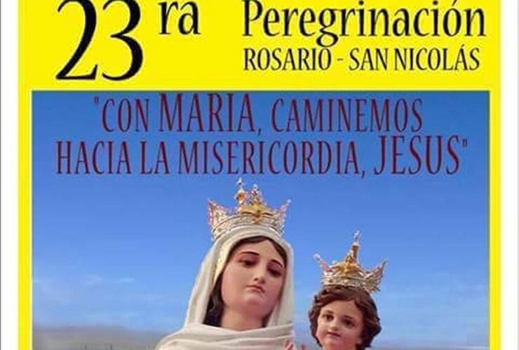 Imagen de Este fin de semana es la 23ª peregrinación Rosario-San Nicolás