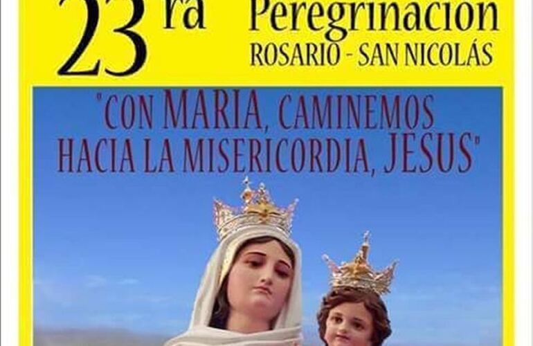 Imagen de Este fin de semana es la 23ª peregrinación Rosario-San Nicolás