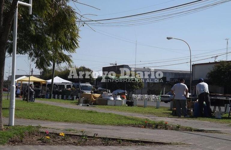 Plaza San Martín. Uno de los lugares elegido por los vendedores año tras año.