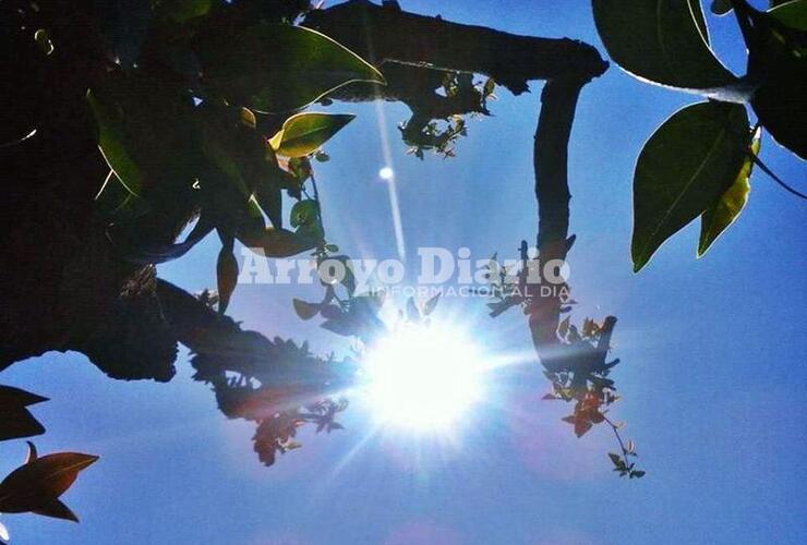 Desde temprano. El sol ya asomó desde las primeras horas del día.