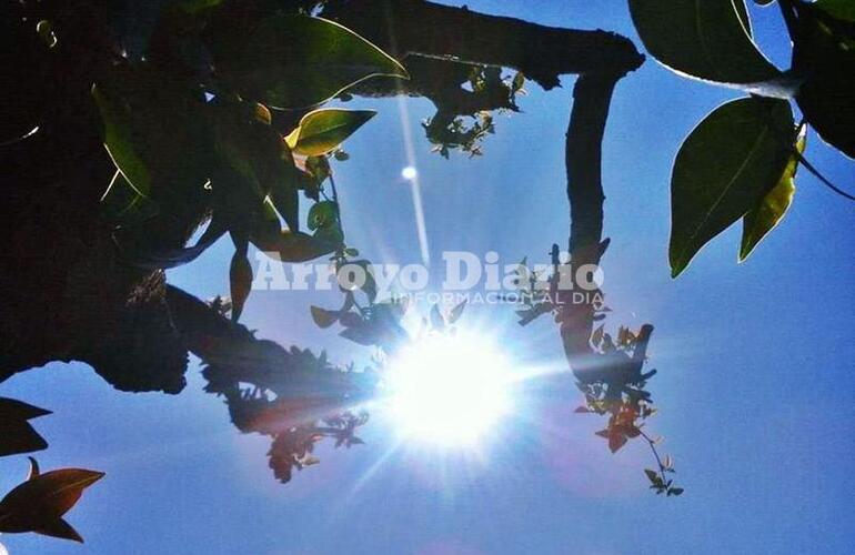 Desde temprano. El sol ya asomó desde las primeras horas del día.