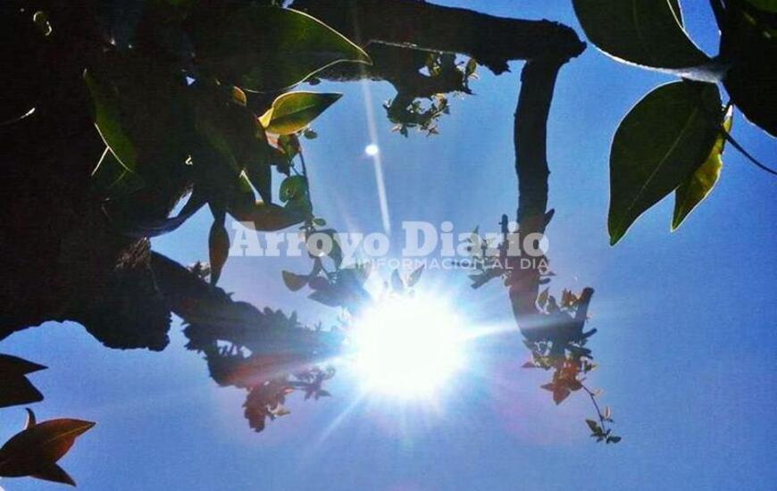 Desde temprano. El sol ya asomó desde las primeras horas del día.