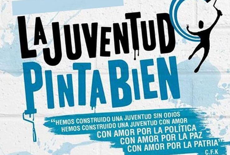 Imagen de La Juventud Pinta Bien en la Escuela N° 6036