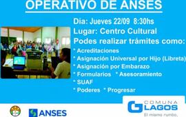Imagen de Operativo de ANSES en General Lagos