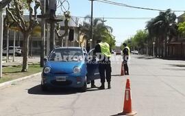En el centro. Los controles se llevaban a cabo en la zona céntrica de Arroyo Seco.
