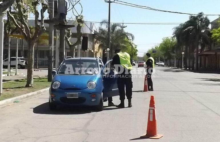 En el centro. Los controles se llevaban a cabo en la zona céntrica de Arroyo Seco.