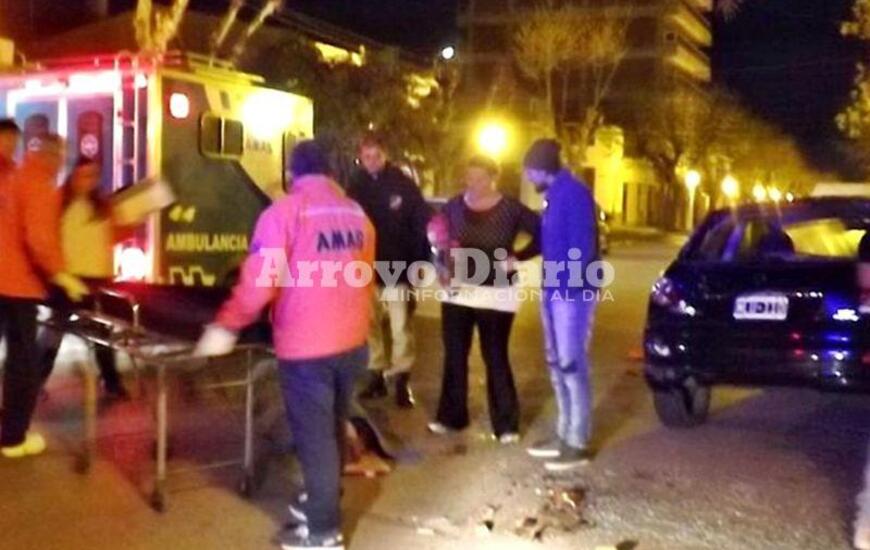 Tras el episodio. Valentina fue trasladada por AMAS, en principio, al Hospital Provincial N° 50 y después fue derivada a Rosario. Foto: Archivo AD