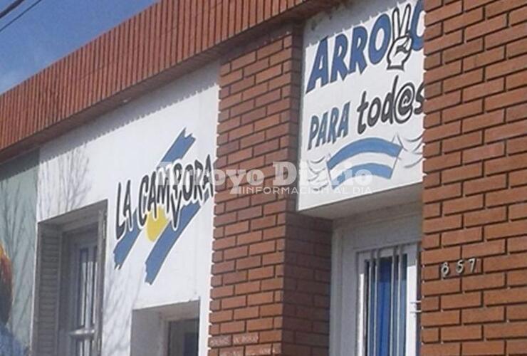En el centro. "La Cámpora" funciona en Belgrano 857, Arroyo Seco.