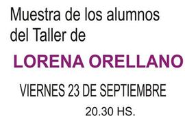 Imagen de Muestra de los alumnos del Taller de Lorena Orellano