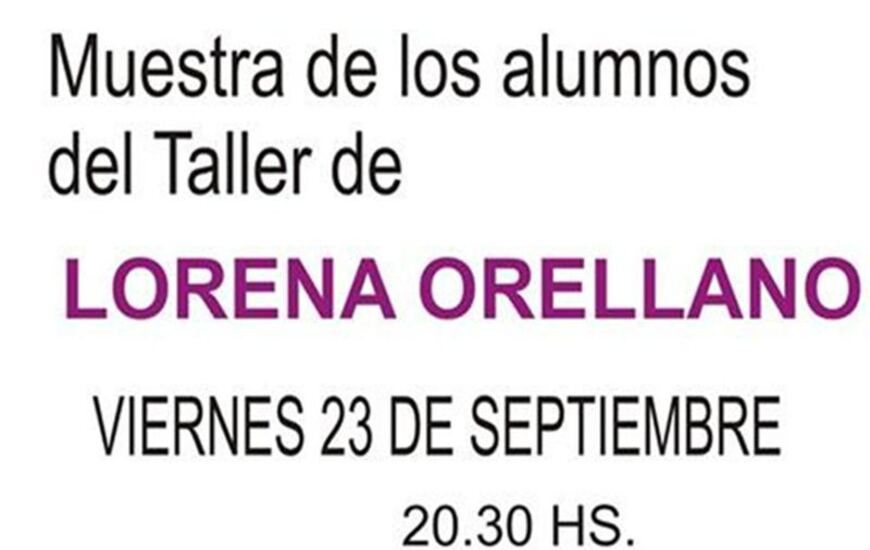 Imagen de Muestra de los alumnos del Taller de Lorena Orellano