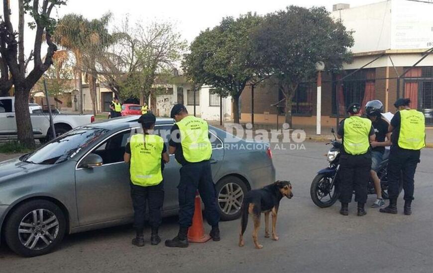 Bv. Mansueto Maiorano y 9 de Julio. Uno de los sectores elegidos para los controles de este mi&eacute;rcoles.