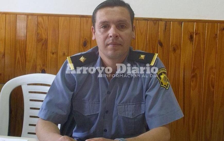 Un mes. El comisario Sergio Fern&aacute;ndez hace un mes que asumi&oacute; como titular de la comisar&iacute;a de General Lagos.