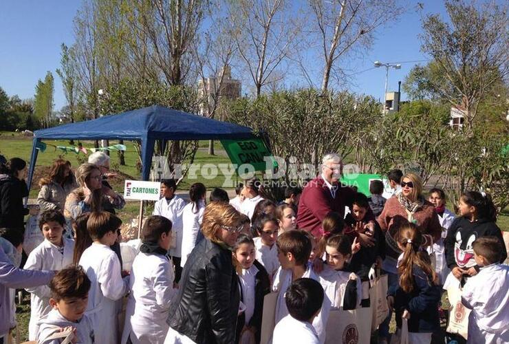 En el lugar. El intendente Nizar Esper estuvo participando de la jornada esta mañana.