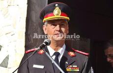 Deja su cargo. Rodolfo "Fito" Barducci, durante el acto por los 36 a&ntilde;os del cuartel que se llev&oacute; a cabo el pasado 10 de septiembre. Foto: Archivo AD