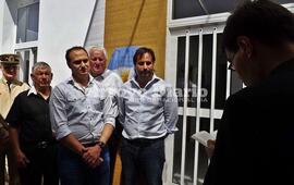 Momento especial. El Padre Juan Jos&eacute; Capitanelli, fue el encargado de dar la bendici&oacute;n al nuevo sector comunal.
