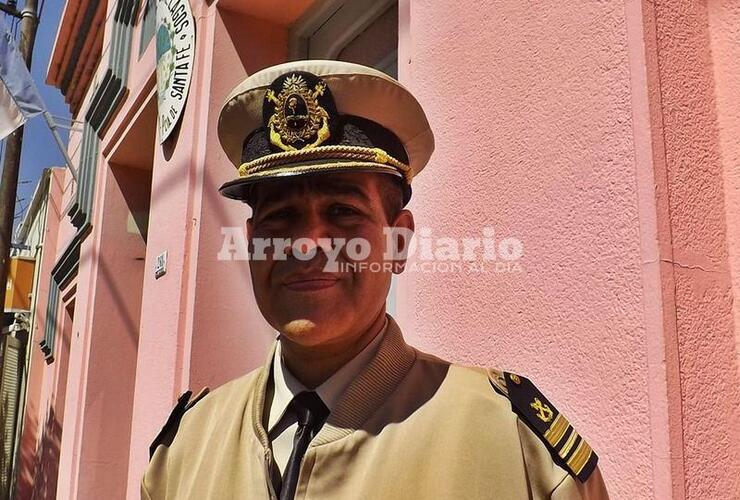 Una semana. El nuevo jefe asumió hace muy pocos días como nueva autoridad a cargo de Prefectura Naval Arroyo Seco.