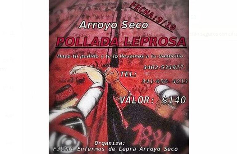 Imagen de Este domingo "Pollada Leprosa"