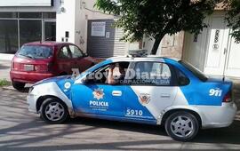 En el lugar. Personal policial estuvo en el domicilio de la víctima.