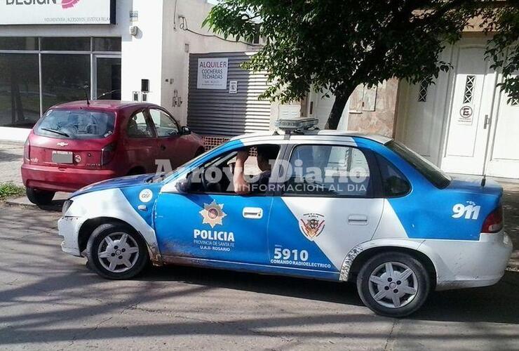 En el lugar. Personal policial estuvo en el domicilio de la víctima.