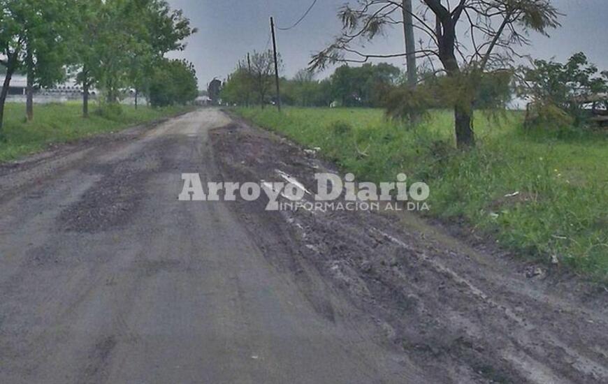 Este mediodía. La imagen fue tomada este jueves al mediodía pero esta mañana temprano la situación era aún más complicada.