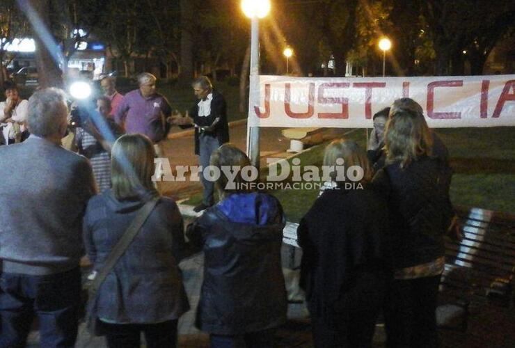 Imagen de Penosa convocatoria en la manifestación contra la inseguridad