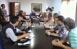 En la Sala Posta de San Martín. Este fue el lugar elegido para la reunión que se llevó a cabo este jueves.