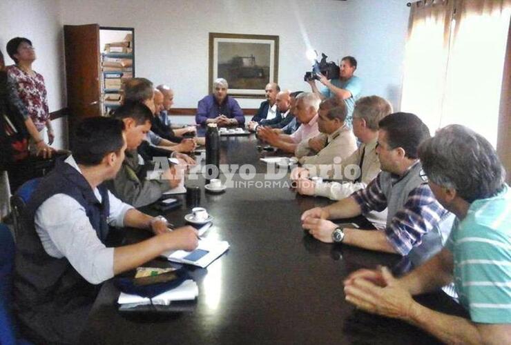 En la Sala Posta de San Martín. Este fue el lugar elegido para la reunión que se llevó a cabo este jueves.